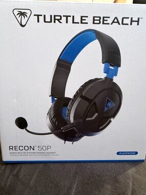 Recon 50P Wired Gaming Headset - Black & Blue